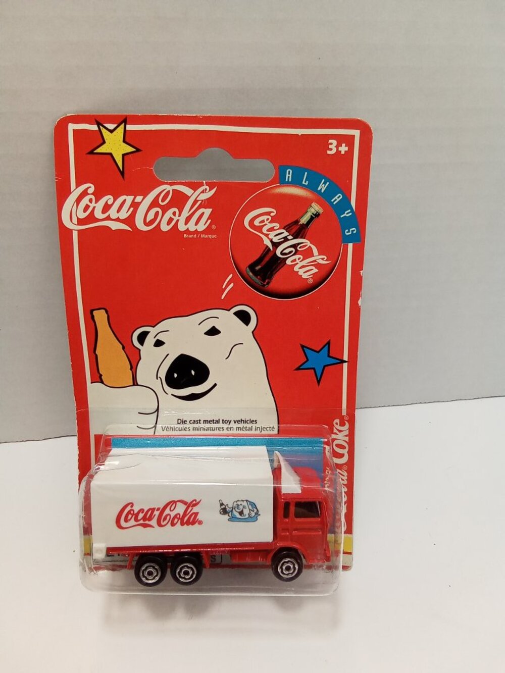 NIP Vintage Majorette Coca-Cola Polar Bear Delivery Truck Sealed